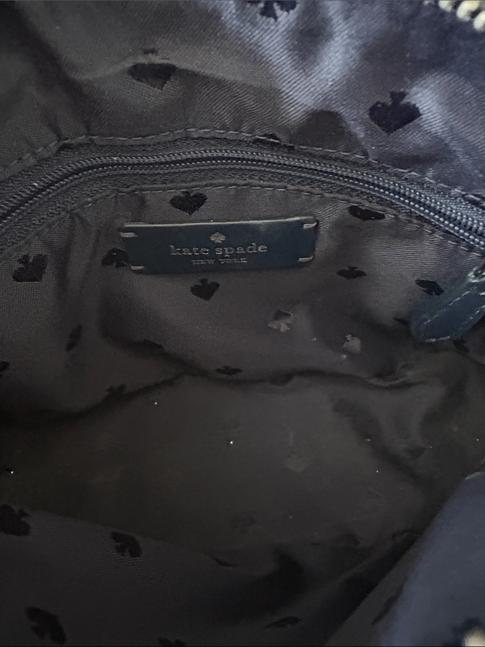 kate spade Navy Leather small crossbody - Picture 4 of 5